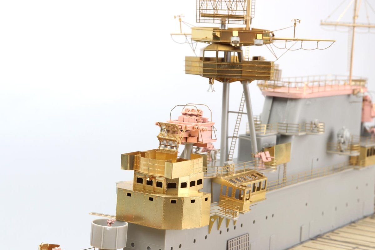 MK1 Design MD-20022 USS CV-6 Enterprise DX with Full Wooden Deck for Trumpeter 1/200 – immagine 36