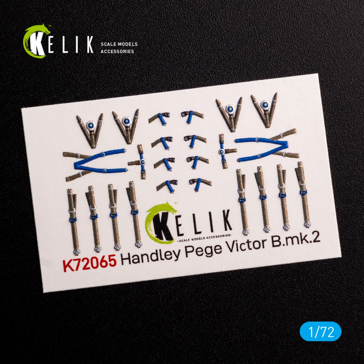 KELIK K72065 Handley Page Victor B Mk2 interior 3D decals for Airfix kit 1/72 – immagine 5