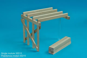 RB Model 35D15 WW II Wooden bridge Price for single module 1/35 – image 2