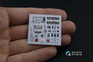 Intérieur imprimé en 3D et coloré sur papier décalcomanie Quinta Studio QD35023 K-4386 Typhoon VDV (pour kit MENG) 1/35 – image 3