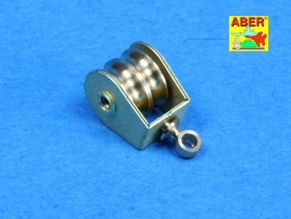 Aber R-09N Uniwersalny bloczek podwójny 2 szt. / All-purpose double Pulley x2 pcs. 1/35 – Bild 5