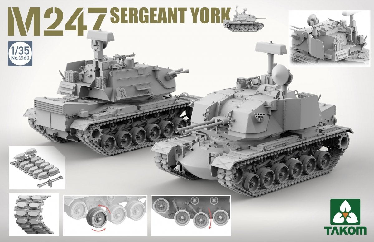 Takom 2160 M247 Sergeant York 1/35 – zdjęcie 2