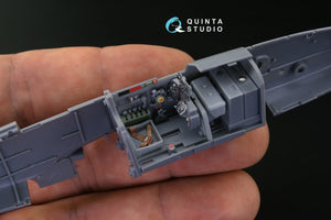 Quinta Studio QD48141 Ki-61-Id 3D-Printed &amp;amp; coloured Interior on decal paper (Tamiya) 1/48 – immagine 4