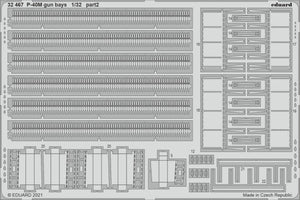 Eduard 32467 P-40M gun bays TRUMPETER 1/32 – Bild 2