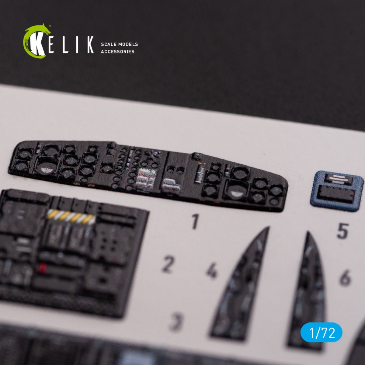 KELIK K72078 CH-53D Sea Stallion interior 3D decals for Fujimi/Academy kit 1/72 – zdjęcie 8