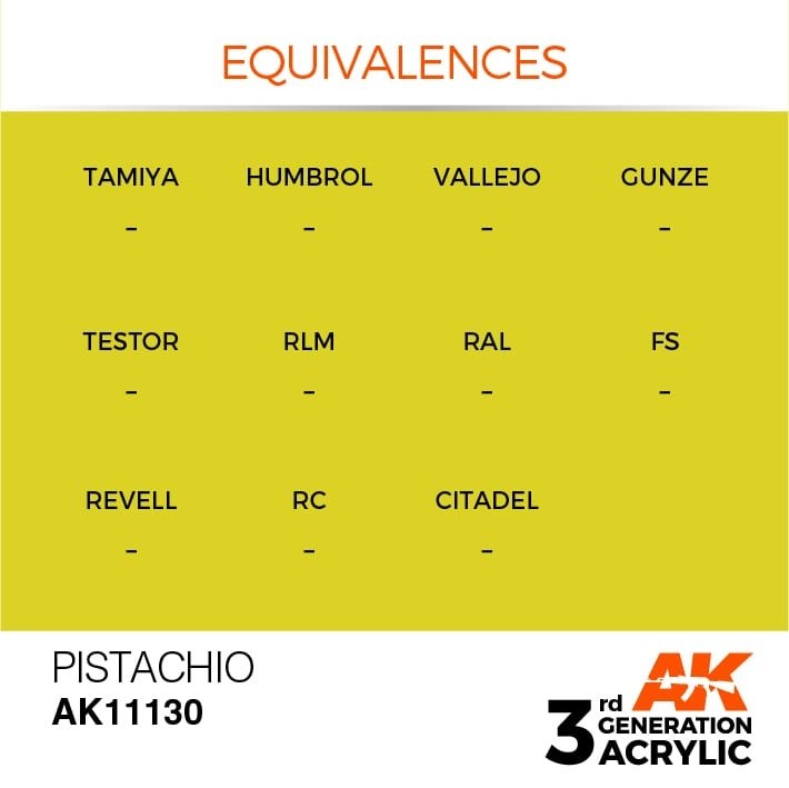 AK Interactive AK11130 PISTACHIO – STANDARD 17ml – immagine 3