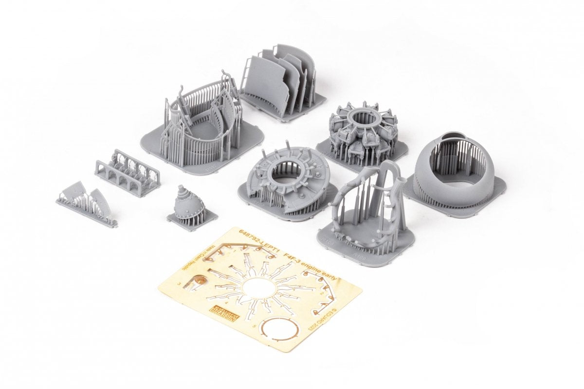 Eduard 648827 F4F-3A engine PRINT EDUARD 1/48 – image 3