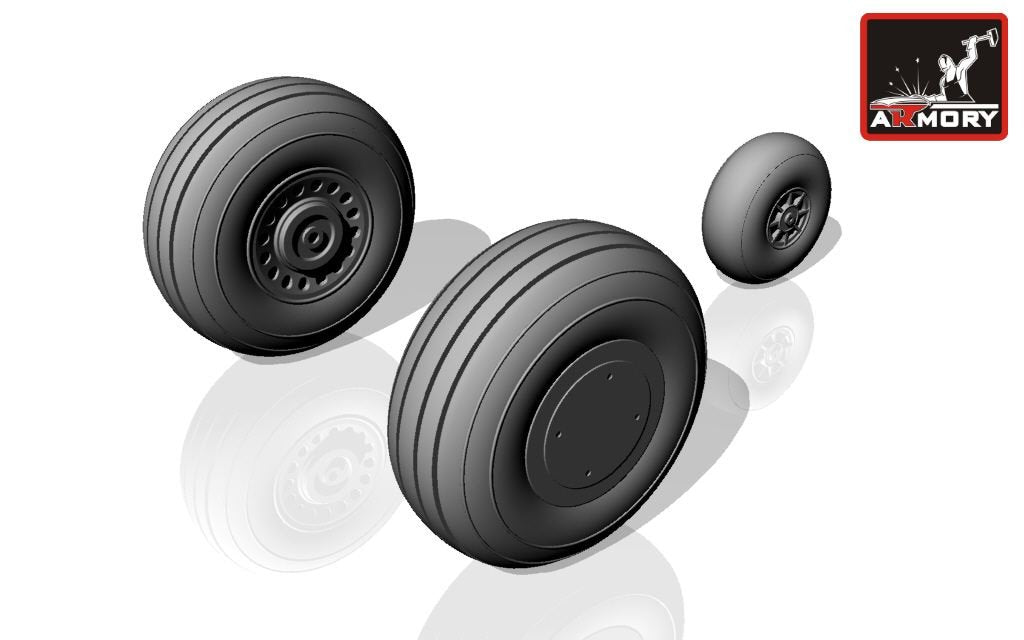 Armory Models AW72302 A-20C Boston wheels, mid 1/72 – image 3