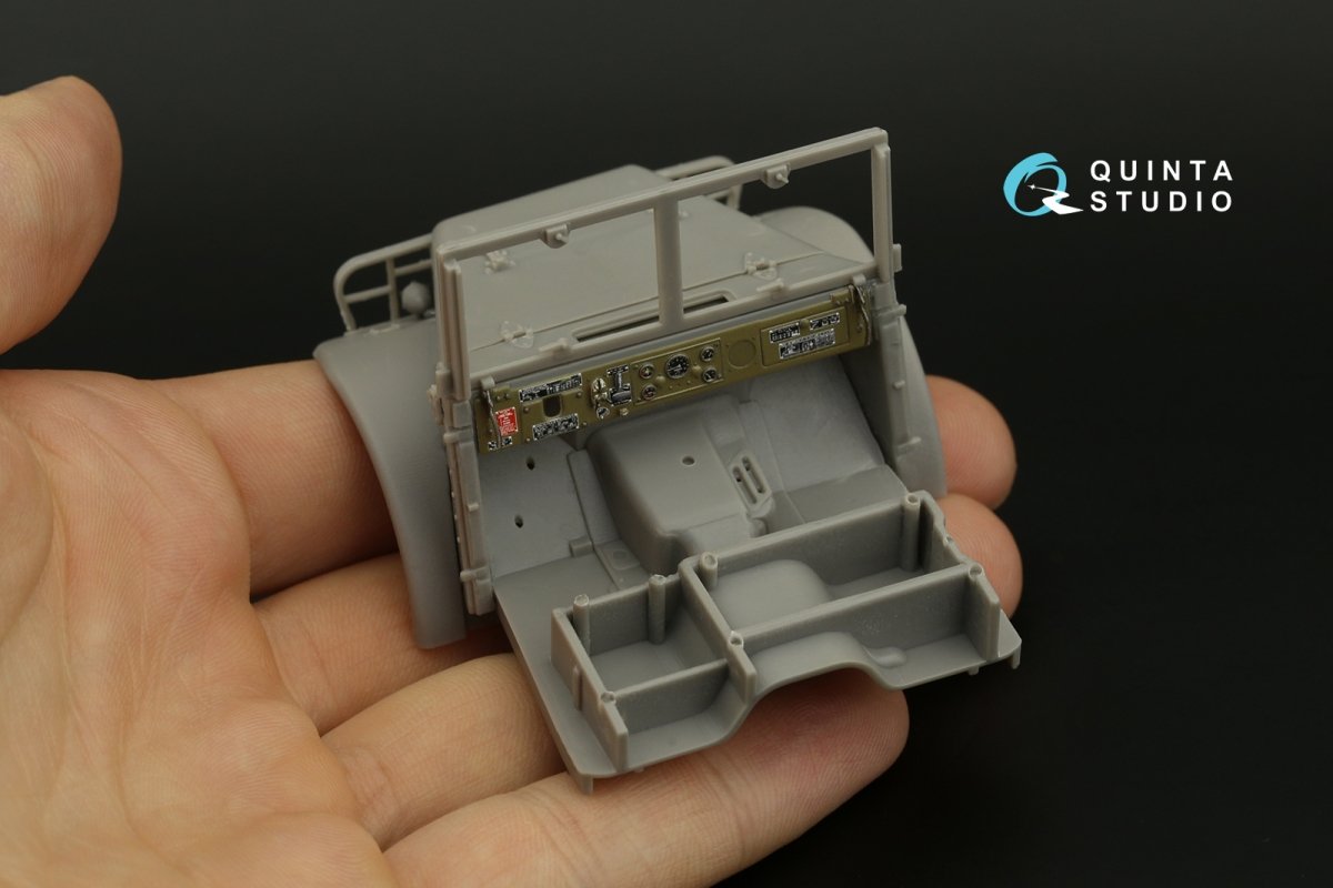 Quinta Studio QD35061 Dodge M37 3D-Printed &amp;amp; coloured Interior on decal paper (Roden) 1/35 – Bild 11