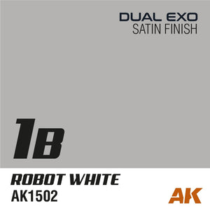 AK Interactive AK1502 DUAL EXO 1B – ROBOT WHITE 60ML – imagen 2