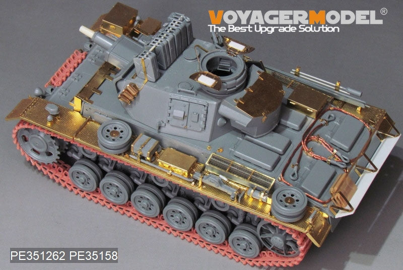 Voyager Model PE351262 WWII Pz.KPfw. III Ausf N Africa troop upgrade set basic For DRAGON 6431/6956 1/35 – immagine 3