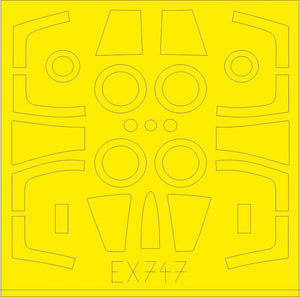Eduard EX747 F-104DJ pour maquette Kinetic au 1/48