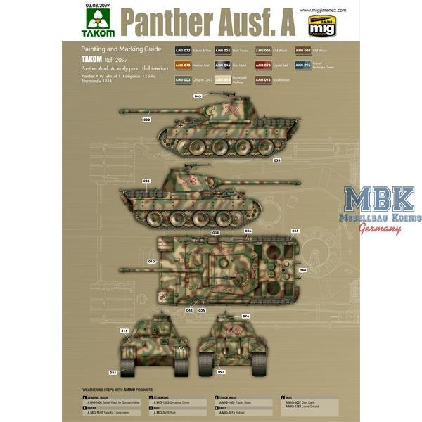 Das Werk DW35009 Panther Ausf.A early 1/35 – imagen 2