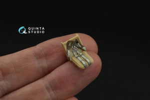 Quinta Studio QR+48096 WWII German fighter seat belts (with metal buckles) (All kits) 1/48 – immagine 7