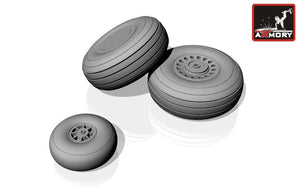 Armory Models AW72301 A-20A Boston wheels, early 1/72 – immagine 2