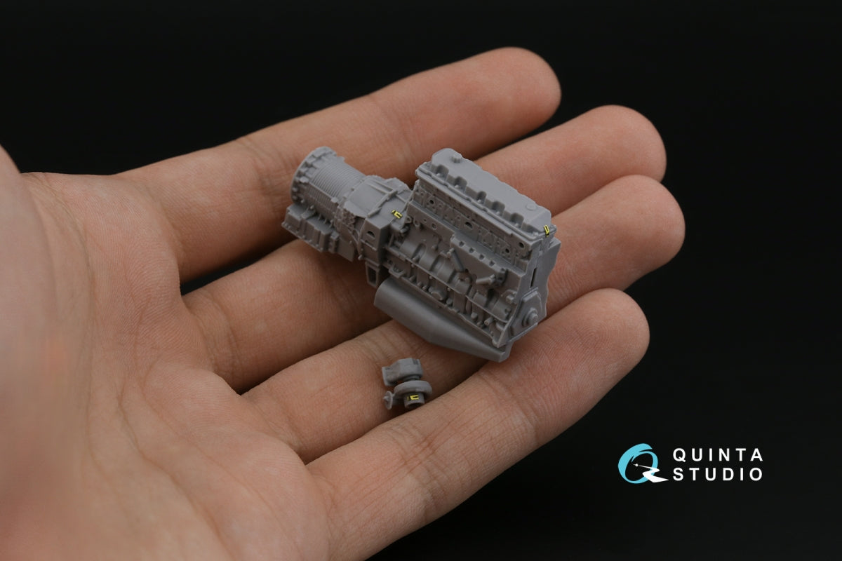 Quinta Studio QDS-43001 KAMAZ-43509 3D-Printed coloured Interior on decal paper (Zvezda) (Small version) 1/43 – immagine 13