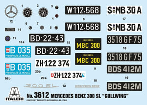 Italeri 3612 Mercedes-Benz 300SL Gullwing 1/16 – image 2