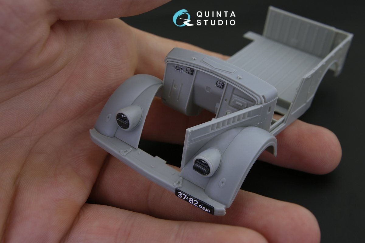 Quinta Studio QD35004 GAZ 69 Family 3D-Printed &amp;amp; coloured Interior on decal paper (for Bronco kit) 1/35 – imagen 6