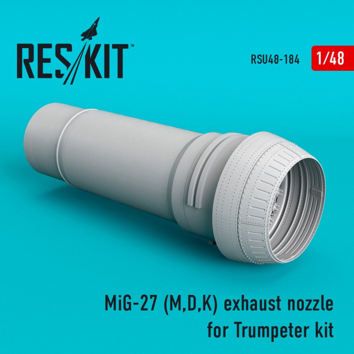 RESKIT RSU48-0184 MIG-27 (M,D,K) BUSE D&amp;#39;ÉCHAPPEMENT POUR KIT TRUMPETER 1/48 – image 2