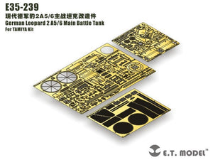 E.T. Model E35-239 German Leopard 2 A5/6 Main Battle Tank (For TAMIYA Kit) 1/35