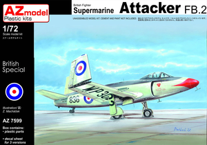 AZmodel AZ7599 Supermarine Attacker FB.2 1/72