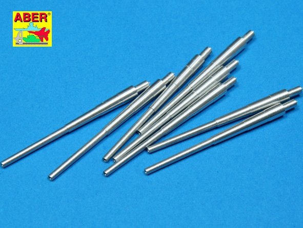 Aber 350L-11 Ensemble de 8 canons de 380 mm pour navires allemands : Bismarck, Tirpitz (1/350)