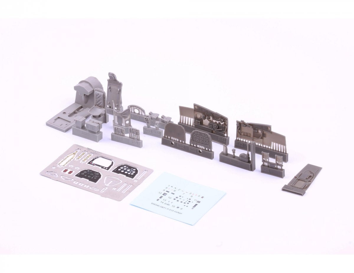 Eduard 648346 P-51D cockpit AIRFIX 1/48 – immagine 4