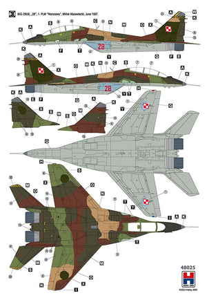 Hobby 2000 48025 MiG-29UB Polish Air Force 1/48 – immagine 3