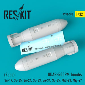 RESKIT RS32-0306 ODAB-500PM BOMBES (2PCS) 1/32