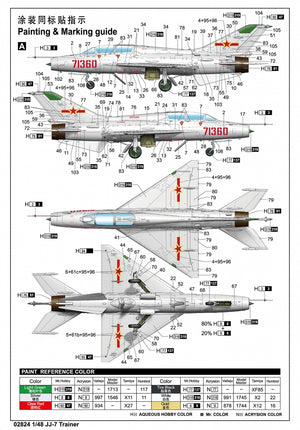 Trumpeter 02824 JJ-7 Trainer 1/48 – image 3