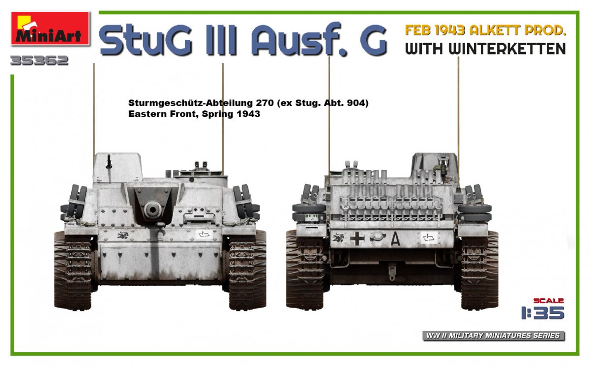 Mini Art 35362 StuG III Ausf. G FEB 1943 ALKETT PROD. WITH WINTERKETTEN 1/35 – Bild 10