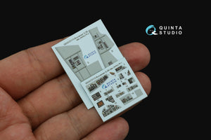 Quinta Studio QDS-72173 Blackburn Buccanneer S.2B Late 3D-Printed &amp;amp; coloured Interior on decal paper (Airfix) (small version) 1/72 – Bild 3