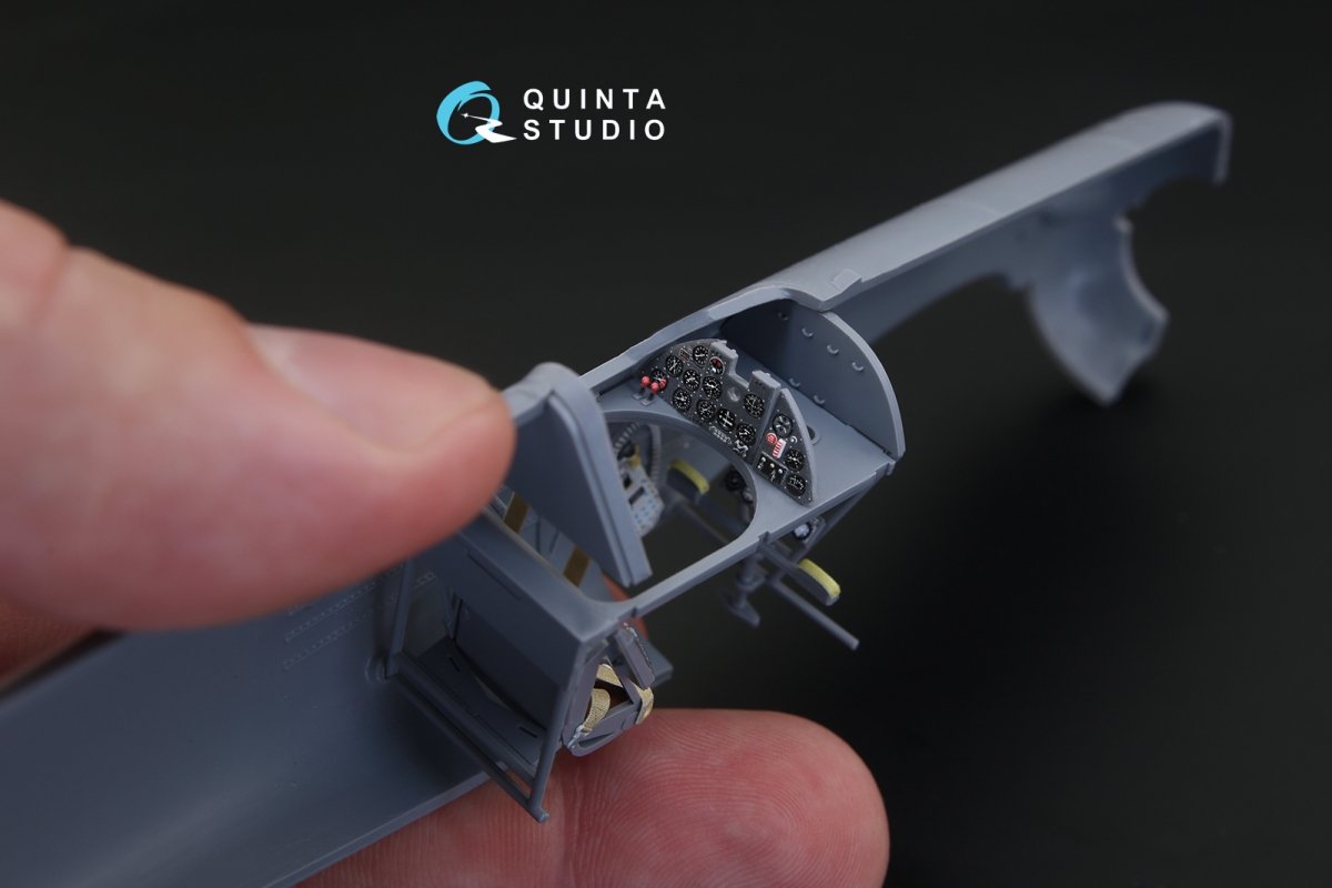 Quinta Studio QD32056 IAR - 81C 3D-Printed &amp;amp; coloured Interior on decal paper (for Special Hobby kit) 1/32 – immagine 5