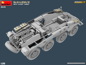 MiniArt 35416 Sd.Kfz.234/2 WITH LUCHS TURRET. INTERIOR KIT 1/35 – immagine 17