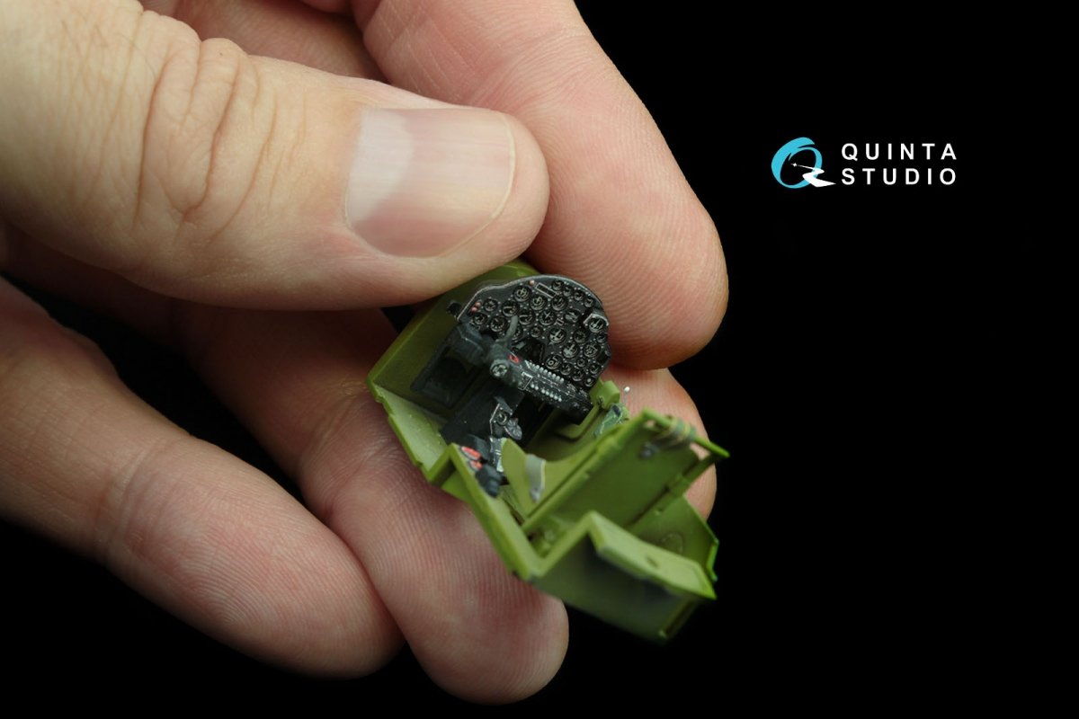 Quinta Studio QD48030 P-38G 3D-Printed &amp;amp; coloured Interior on decal paper (for Tamiya kit) 1/48 – immagine 7
