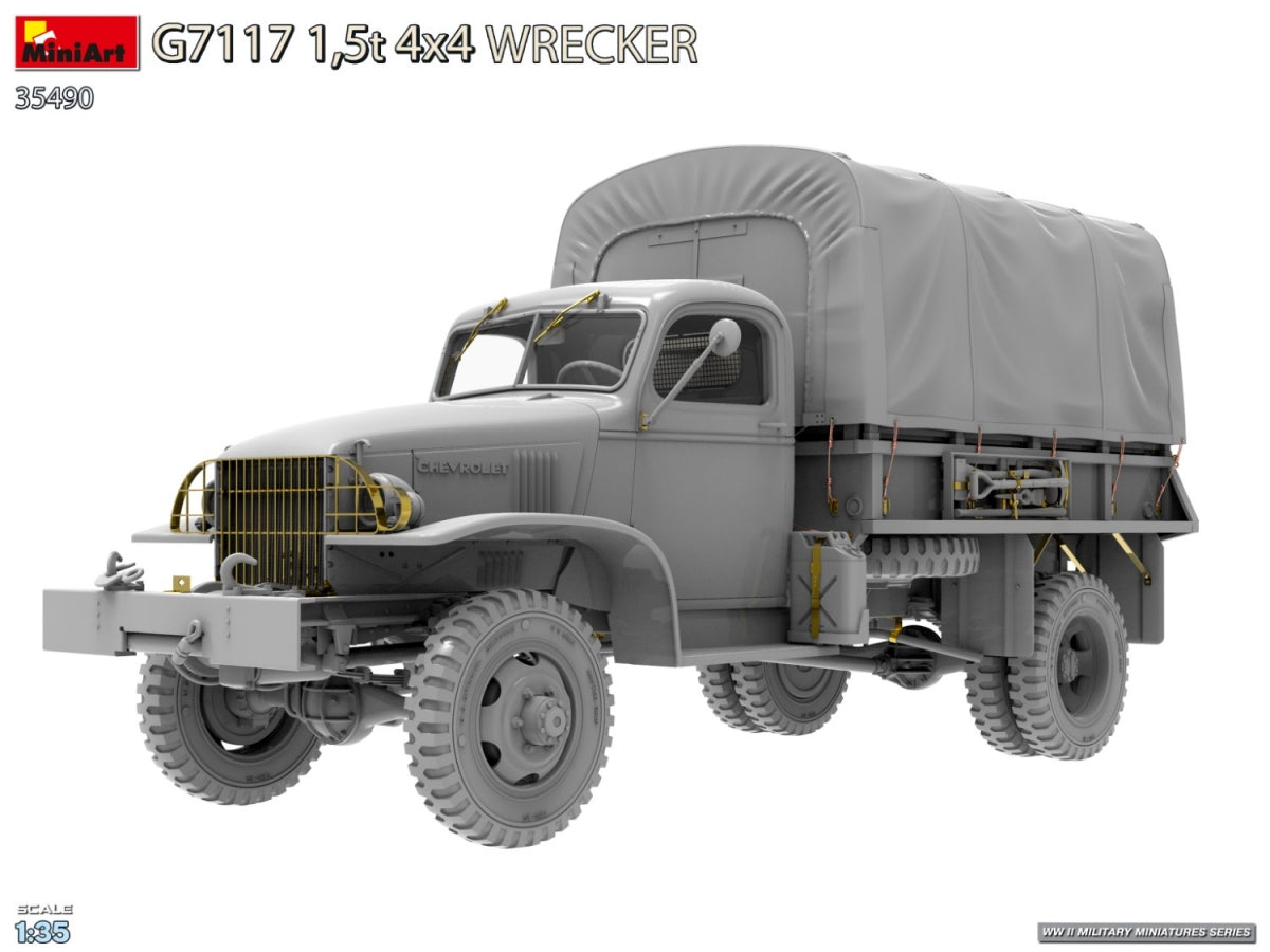 MiniArt 35490 G7117 1,5t 4x4 Wrecker 1/35 – Bild 4