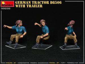 MiniArt 38038 German Tractor D8506 with trailer 1/35 – immagine 13