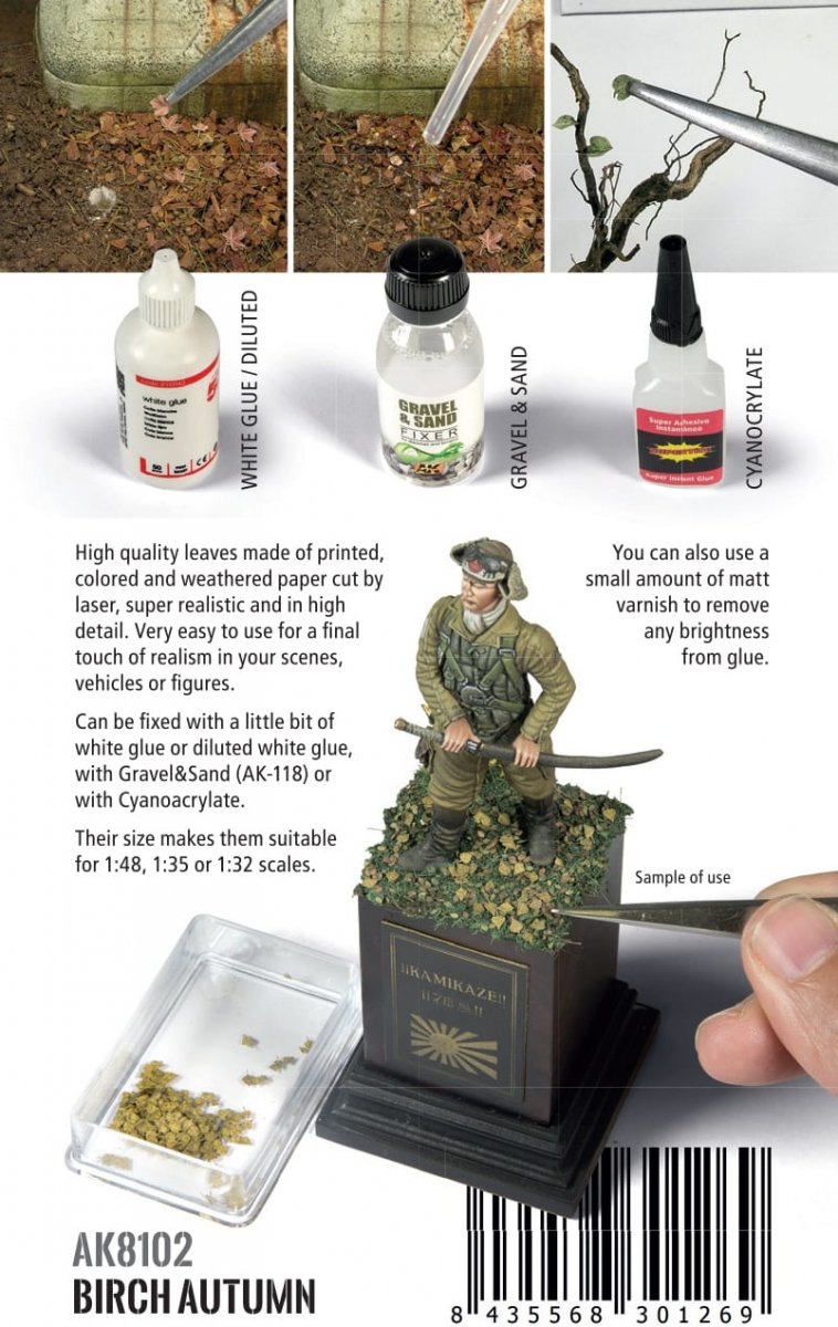 AK Interactive AK8102 BIRCH AUTUMN (TOP QUALITY) 1/35 – imagen 3