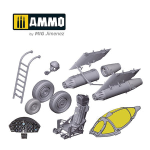 Munitions par Mig Jimenez 8513 MIG-17F / LIM-5 Pologne-Cuba-Angola (Premium Edition) 1/48 – image 7