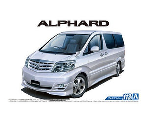 Aoshima 05749 TOYOTA NH10W ALPHARD G/V MS/AS &amp;#39;05 1/24