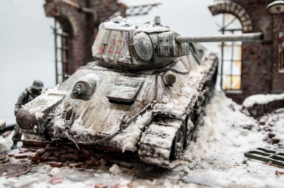 RT-Diorama 35302 Diorama-Base: &amp;quot;Wintergewitter&amp;quot; Operation Winter Storm 1/35 – Bild 11