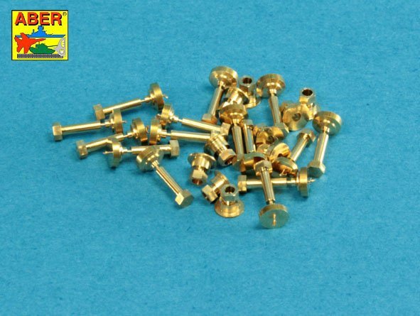Aber 16110 Turned imitation of Hexagonal bolts &amp;amp;amp;amp;amp; nuts 1,6 x 4,0 mm x 15 pcs. And 1,6mm nuts x 10 pcs. 1/16