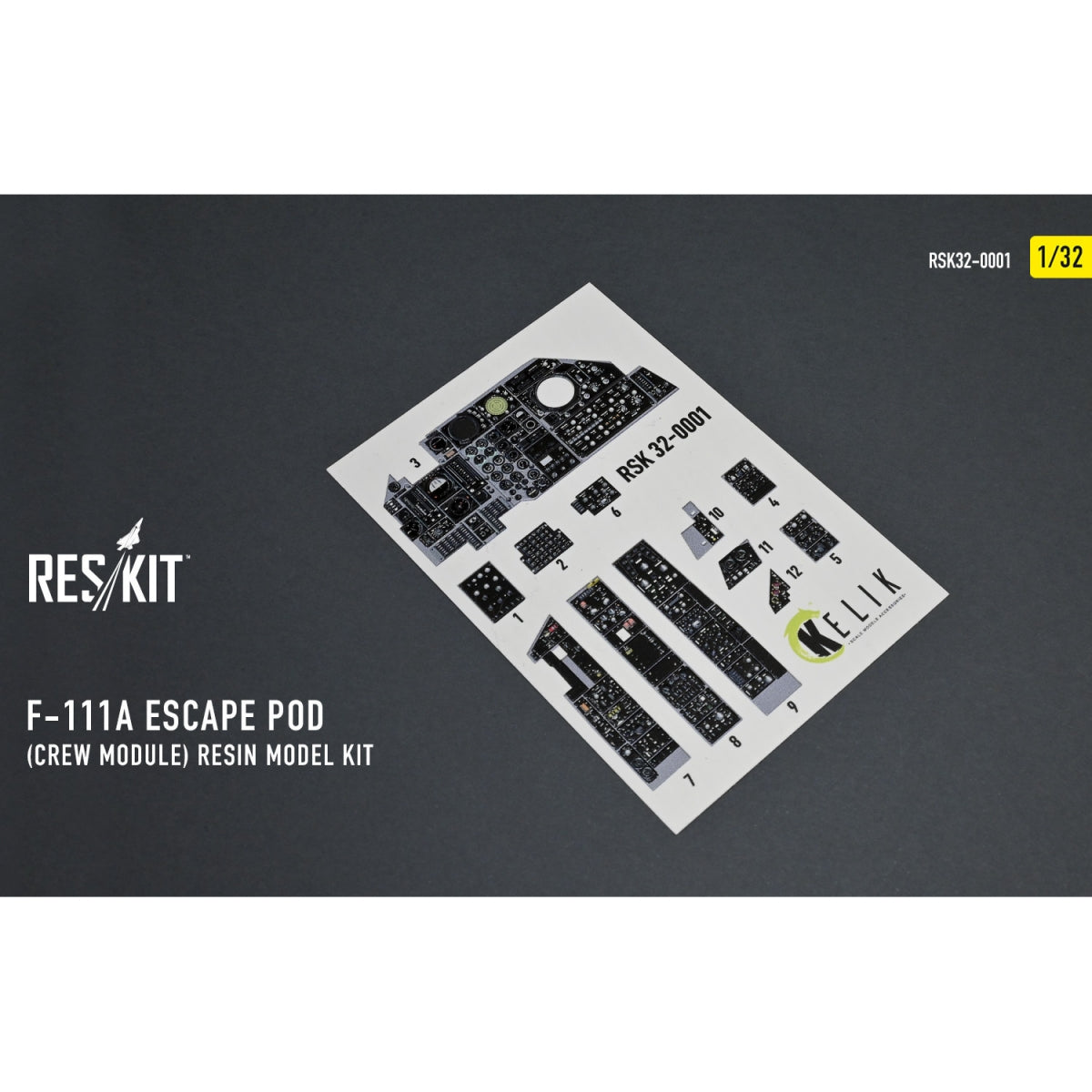 RESKIT RSK32-0001 F-111A Escape Pod (Crew Module) resin model kit 1/32
