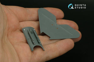 Intérieur imprimé en 3D et coloré sur papier décalcomanie Quinta Studio QD48298 Fokker EV-DVIII (Eduard) 1/48 – image 9