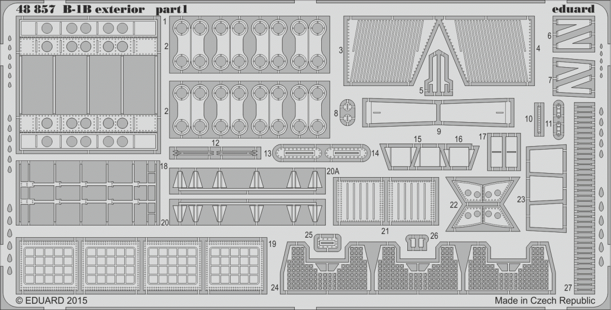 Eduard 48857 B-1B exterior 1/48 REVELL