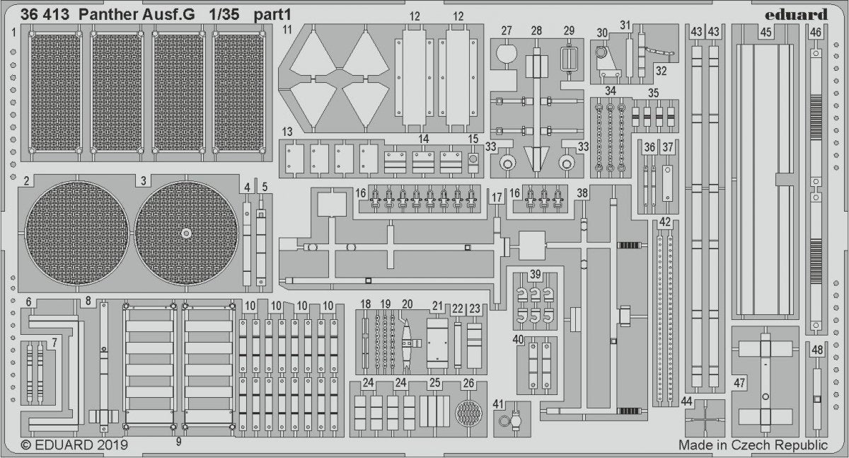 Eduard 36413 Panther Ausf. G 1/35 ACADEMY – image 2