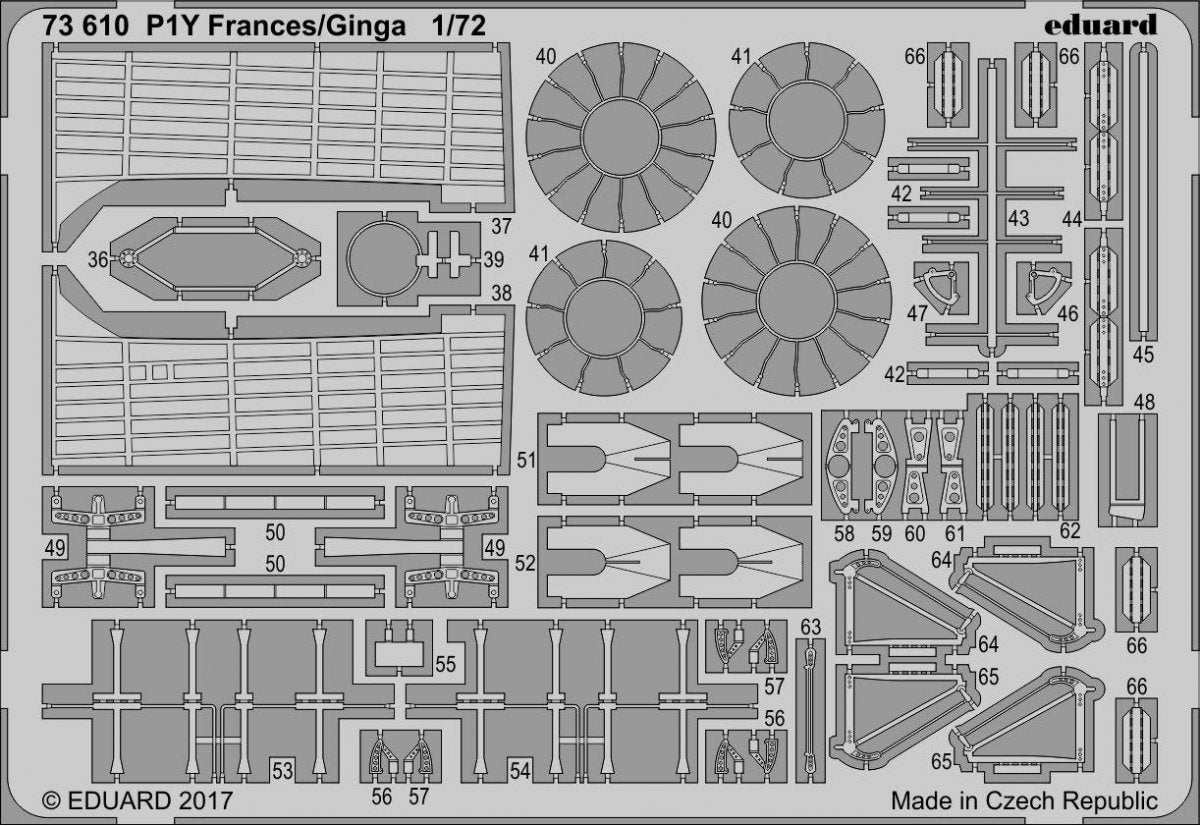 Eduard 73610 P1Y Frances/ Ginga HASEGAWA 1/72 – Bild 2