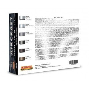 Lifecolor CS48 Acrylic paint set Aircraft 6x22ml – immagine 2
