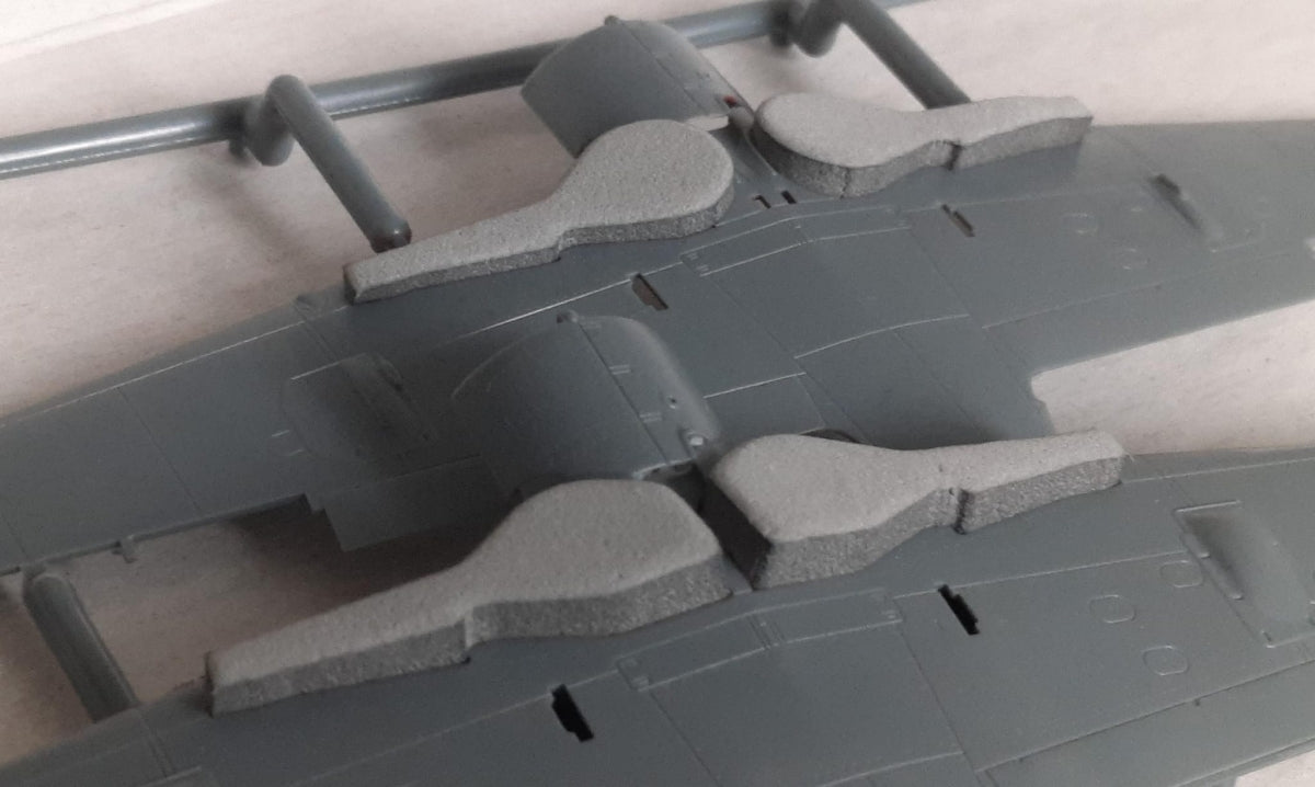 Omask 77201 Fw 190 A-5 + A-8/F wheel bay plugs (for Eduard) 1/72 – Bild 3