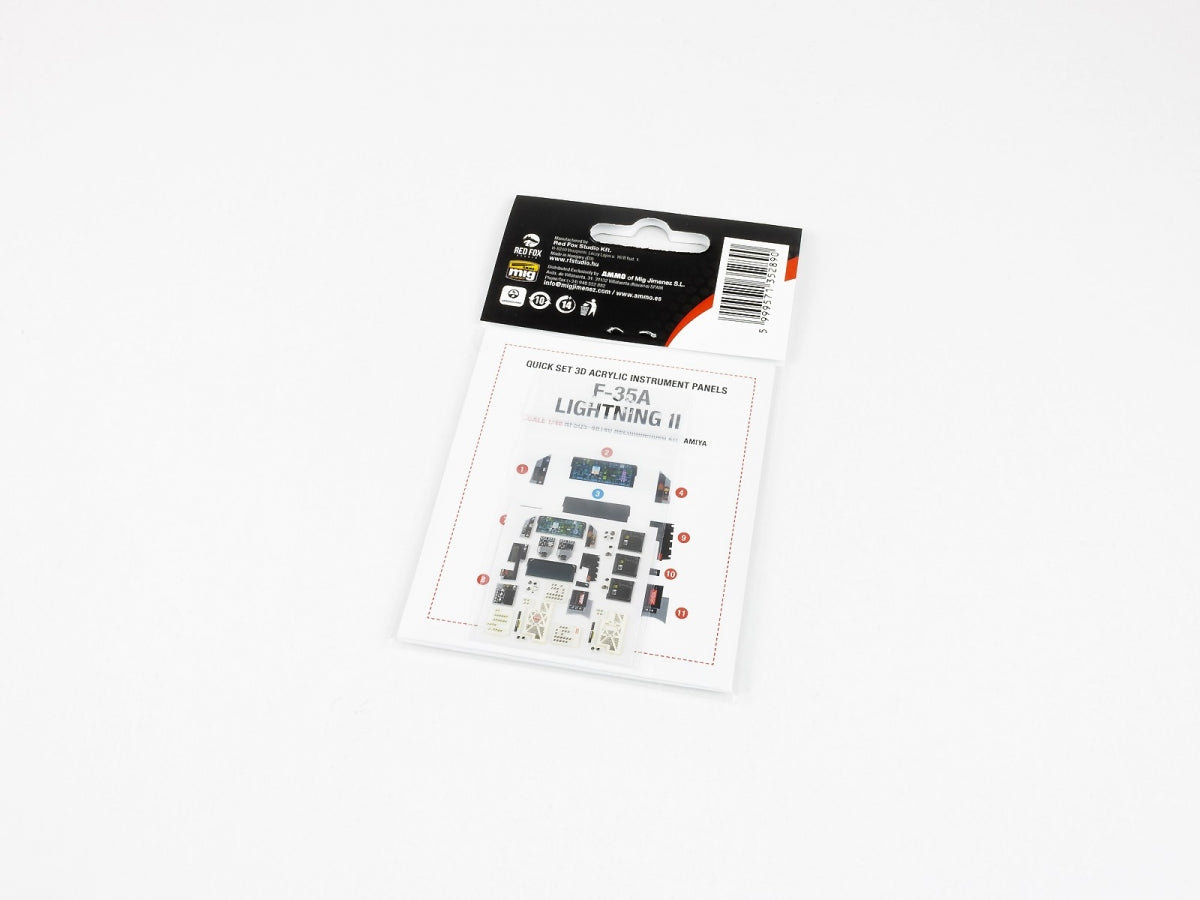 Red Fox Studio QS-48140 F-35A Lightning II Tamiya 1/48 – immagine 2